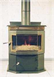 Keystoker 75,000 BTU Bay Window coal stove